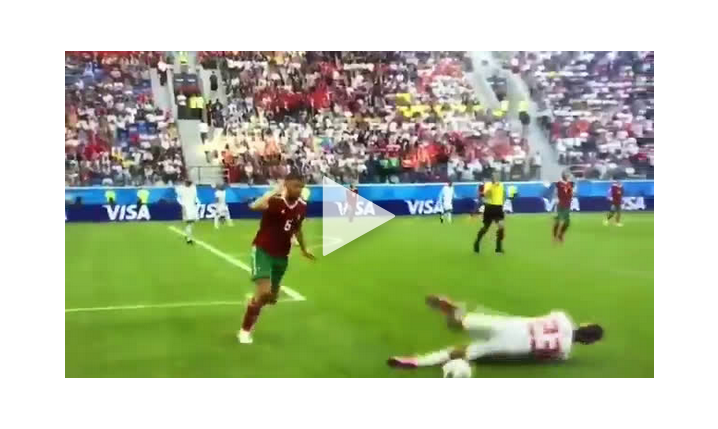 ŻAŁOSNA symulka piłkarza Iranu xD [VIDEO]